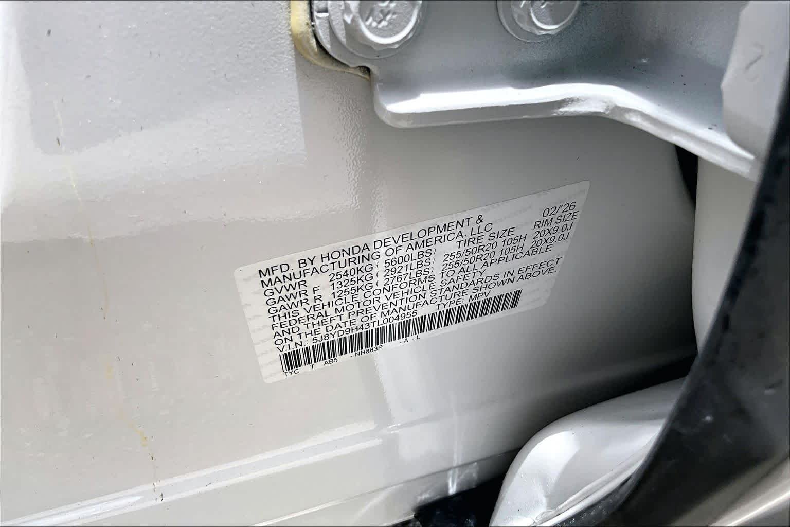 New 2026 Platinum White Pearl Acura w/Technology Package image 22