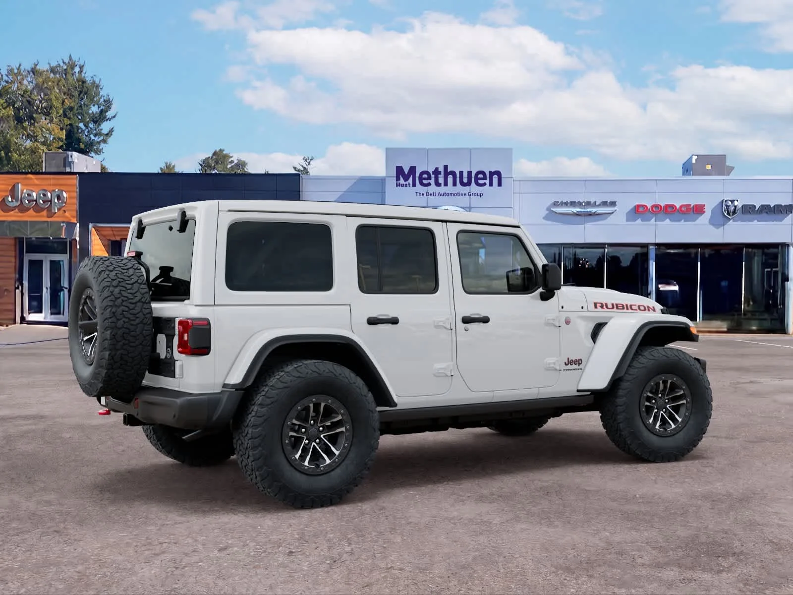 New 2027 Bright White Clearcoat Jeep Rubicon X image 4
