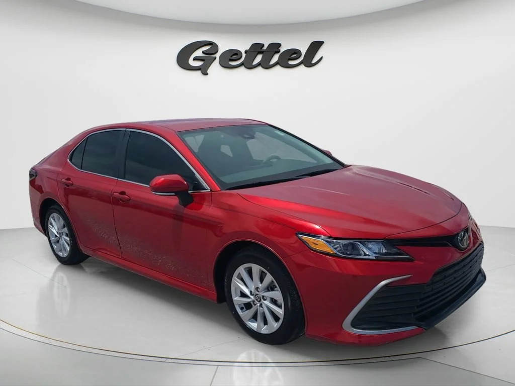 Used 2023 Red Toyota LE image 3