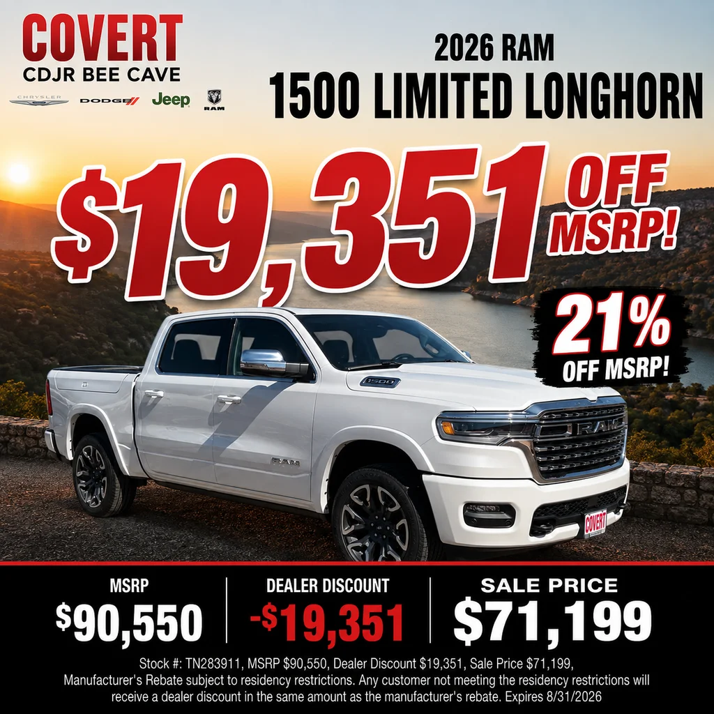 New 2026 Ivory White Tri-Coat Pearlcoat RAM Limited image 1