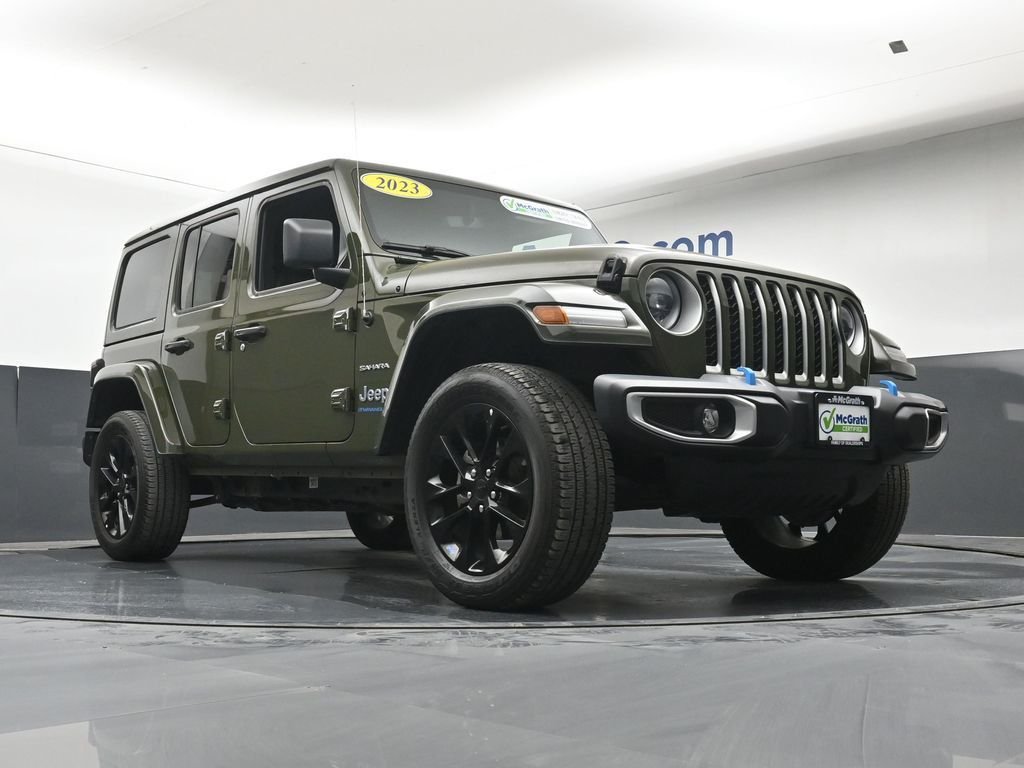 Used 2023 Green Jeep Sahara 4xe image 26