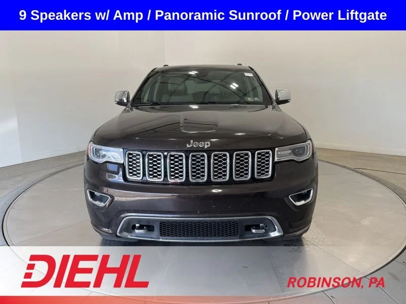Used 2017 Jeep Grand Cherokee Overland with VIN 1C4RJFCG4HC751502 for sale in McKees Rocks, PA