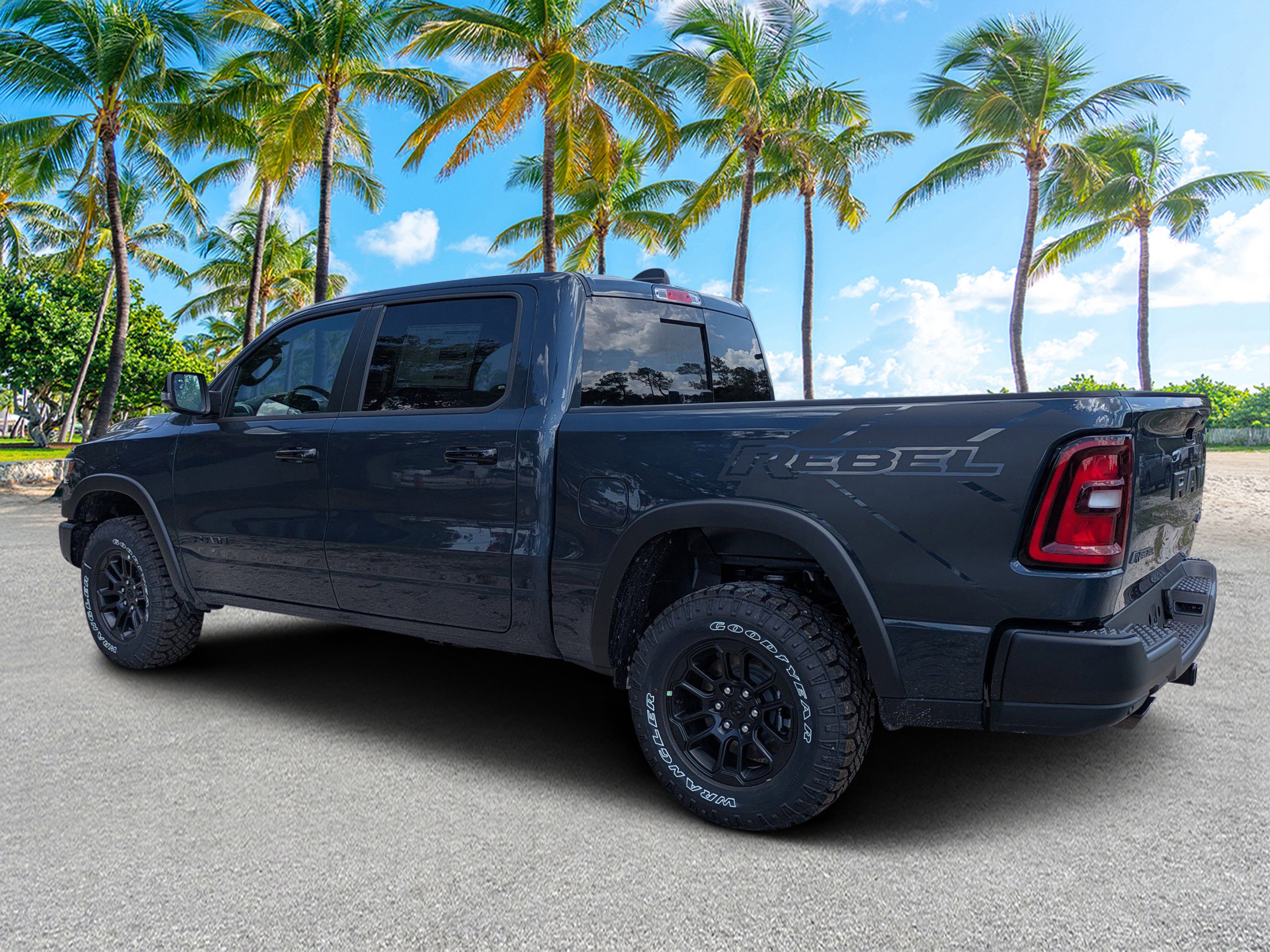New 2026 Forged Blue Metallic Exterior Paint RAM Rebel image 5