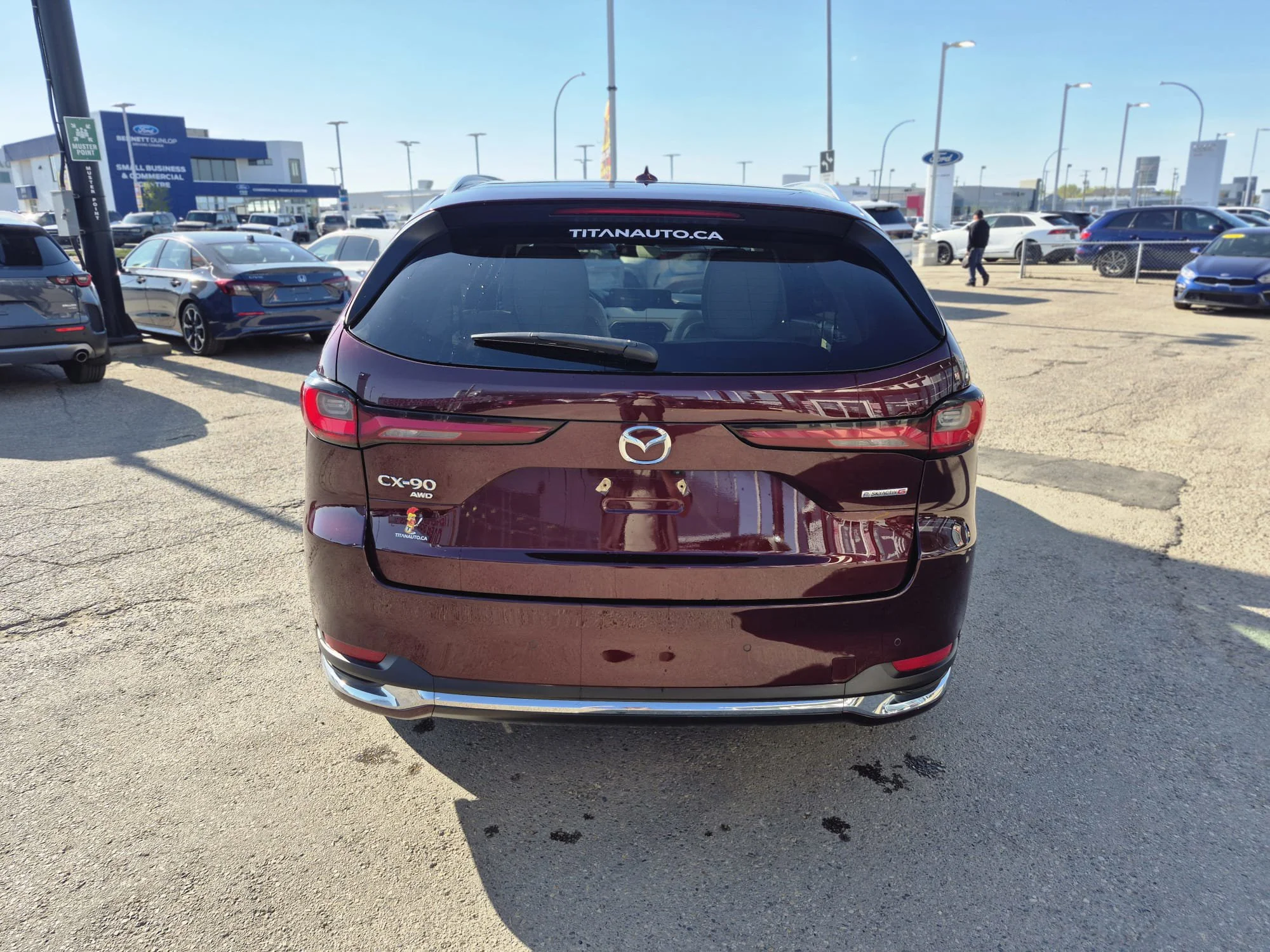 Certified Used 2024 Artisan Red Metallic Mazda Signature AWD*7 Pass | Adaptive Cruise | Nav | 360 Cam | Cooled Leather | Pano Roof | Htd Wheel image 15
