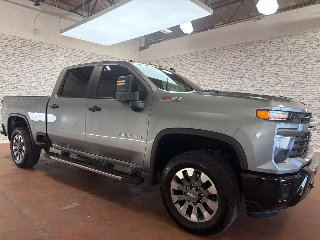 Used 2025 Sterling Gray Metallic Chevrolet Custom image 1