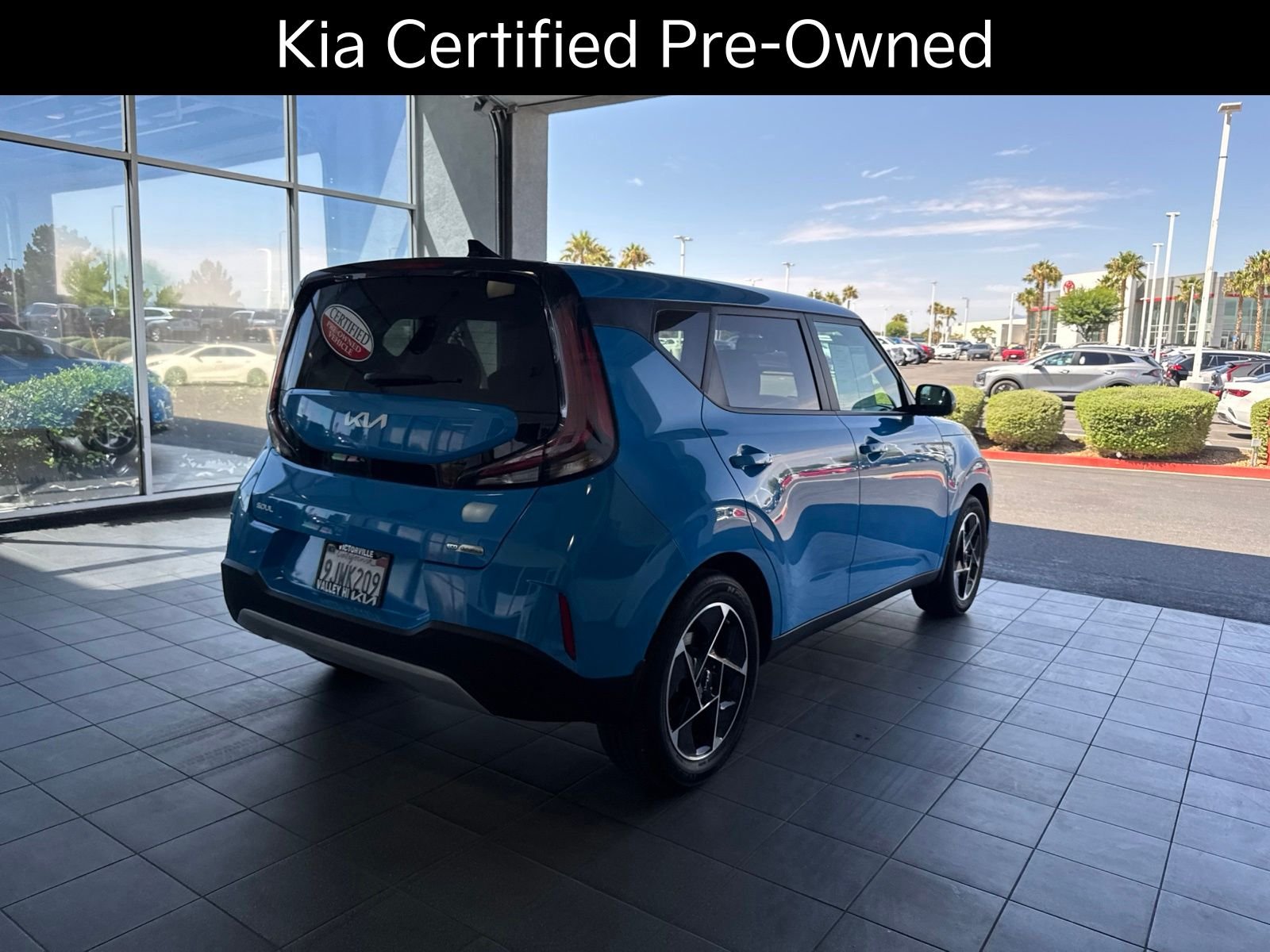 Certified Used 2024 Surf Blue Kia EX image 6