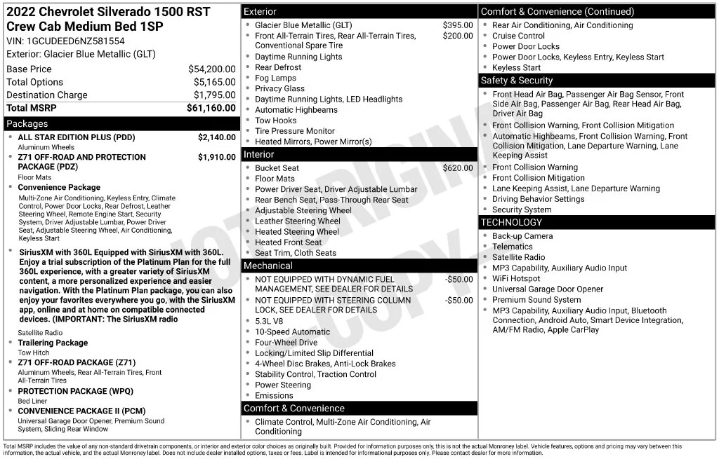 Used 2022 Blue Chevrolet RST image 4