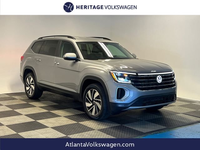 Silver 2025 Volkswagen Atlas SE FWD with Technology SUV / Crossover Front-Wheel Drive 8-Speed Automatic