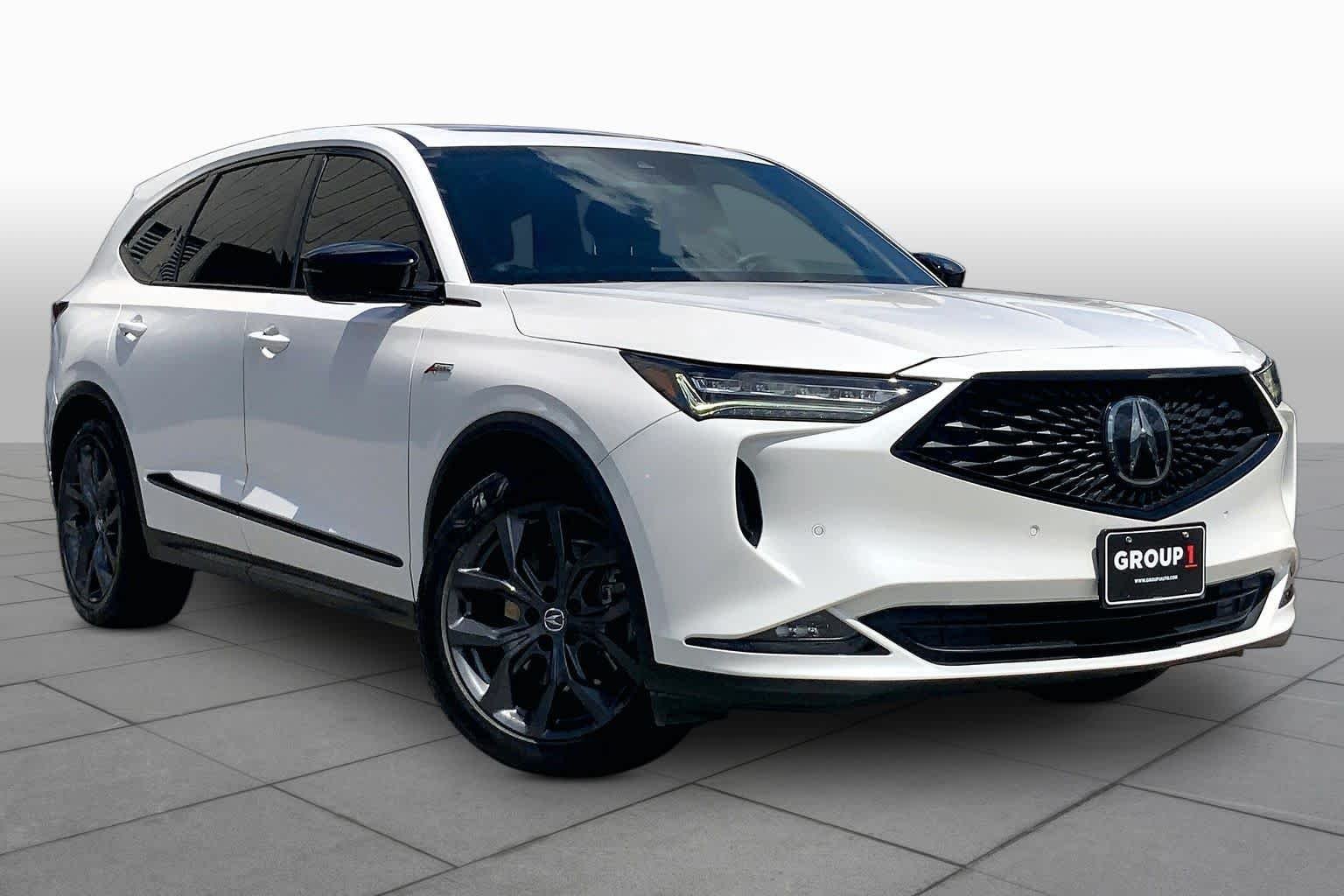 Used 2024 Platinum White Pearl Acura w/A-Spec Package image 3