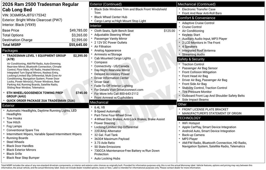 2026 RAM 2500 Tradesman - Photo 35