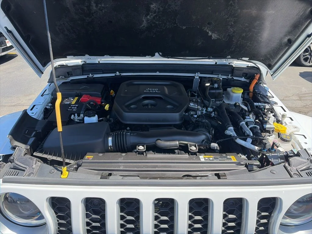 Used 2023 White Jeep Sahara 4xe image 7