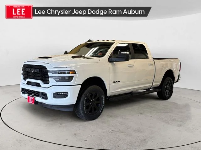 New 2026 Bright White Ram LARAMIE CREW CAB 4X4 6
