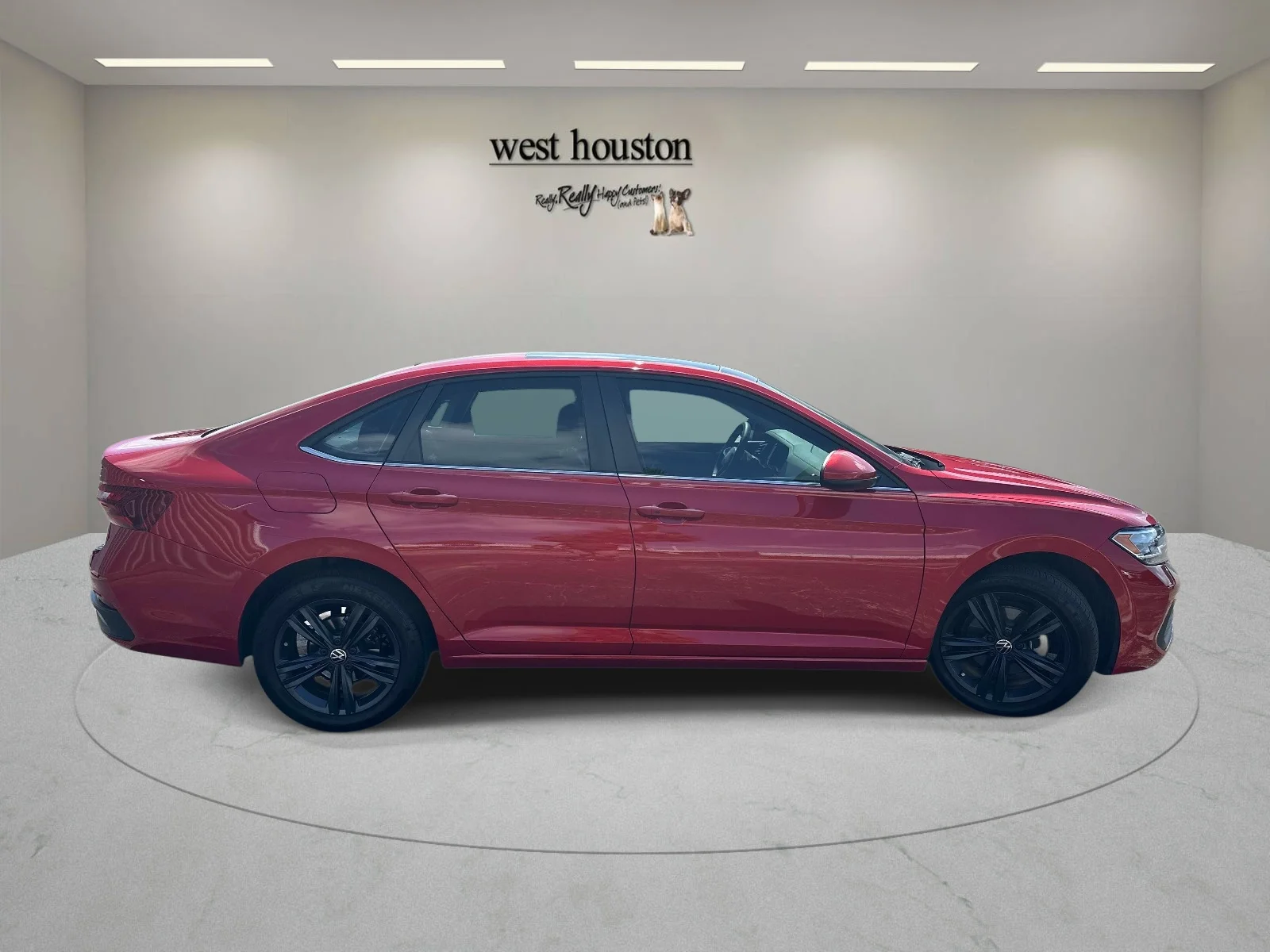 Used 2024 Kings Red Metallic Volkswagen SE Auto image 4