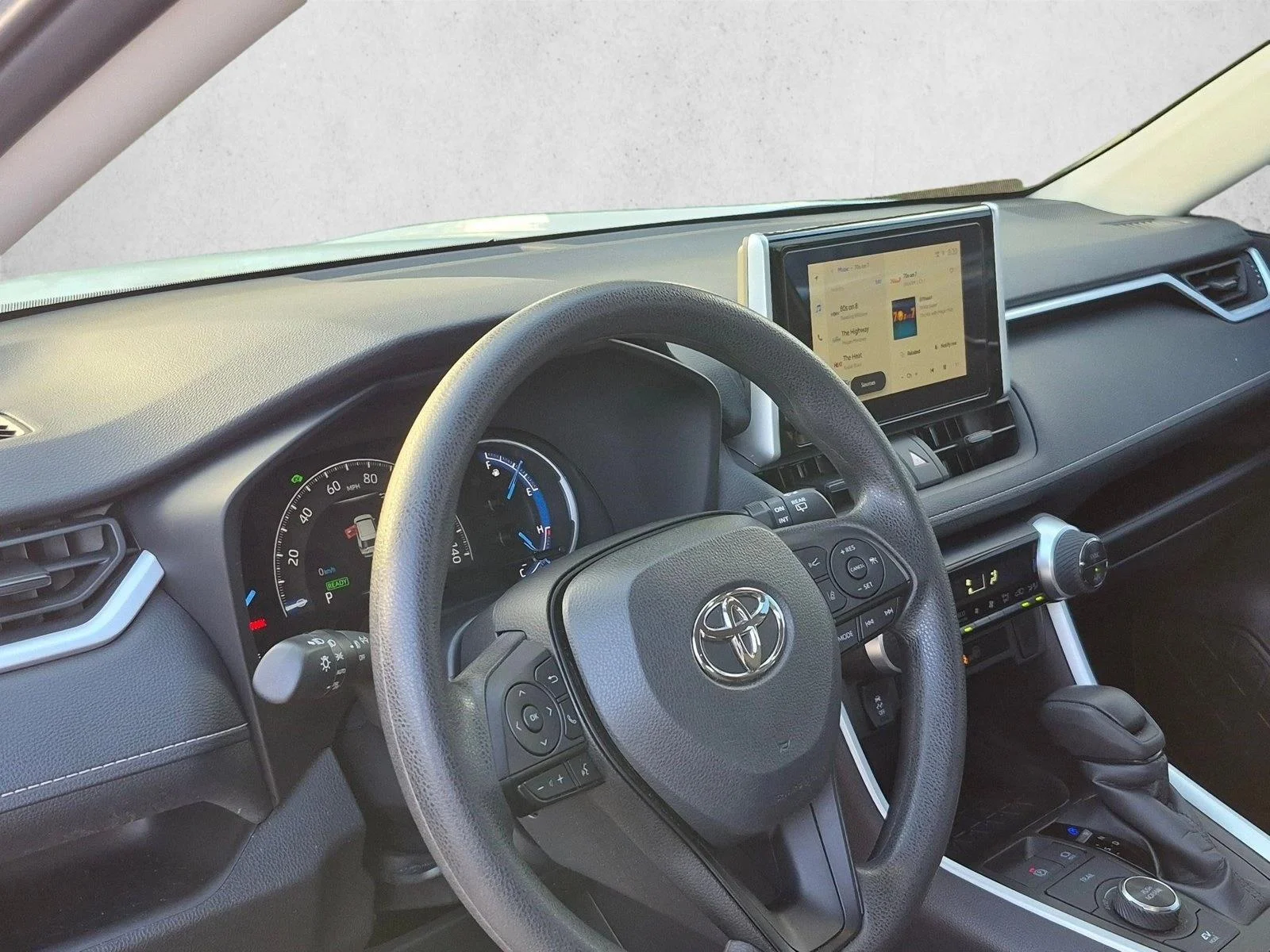Used 2024 Ice Cap/Midnight Black Metallic Toyota Hybrid Woodland image 9