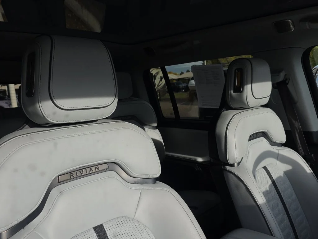 Used 2025 Glacier White Rivian Adventure Dual Motor Max Pack image 16