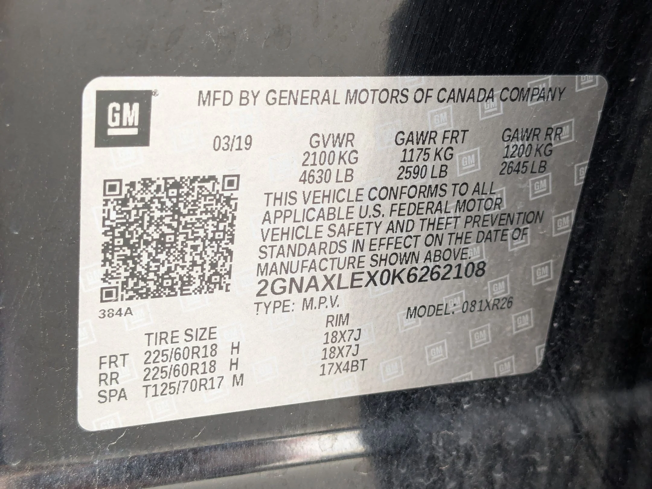 Used 2019 Mosaic Black Metallic Chevrolet LT image 30
