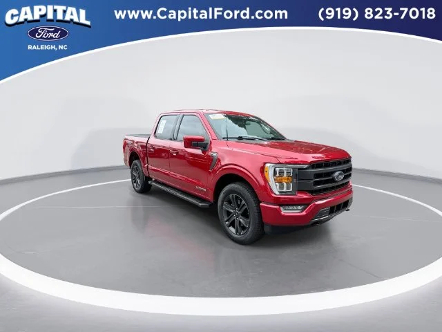 Used 2023 Red Ford Lariat image 2