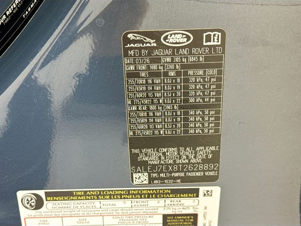 New 2026 Tasman Blue LAND ROVER S image 34