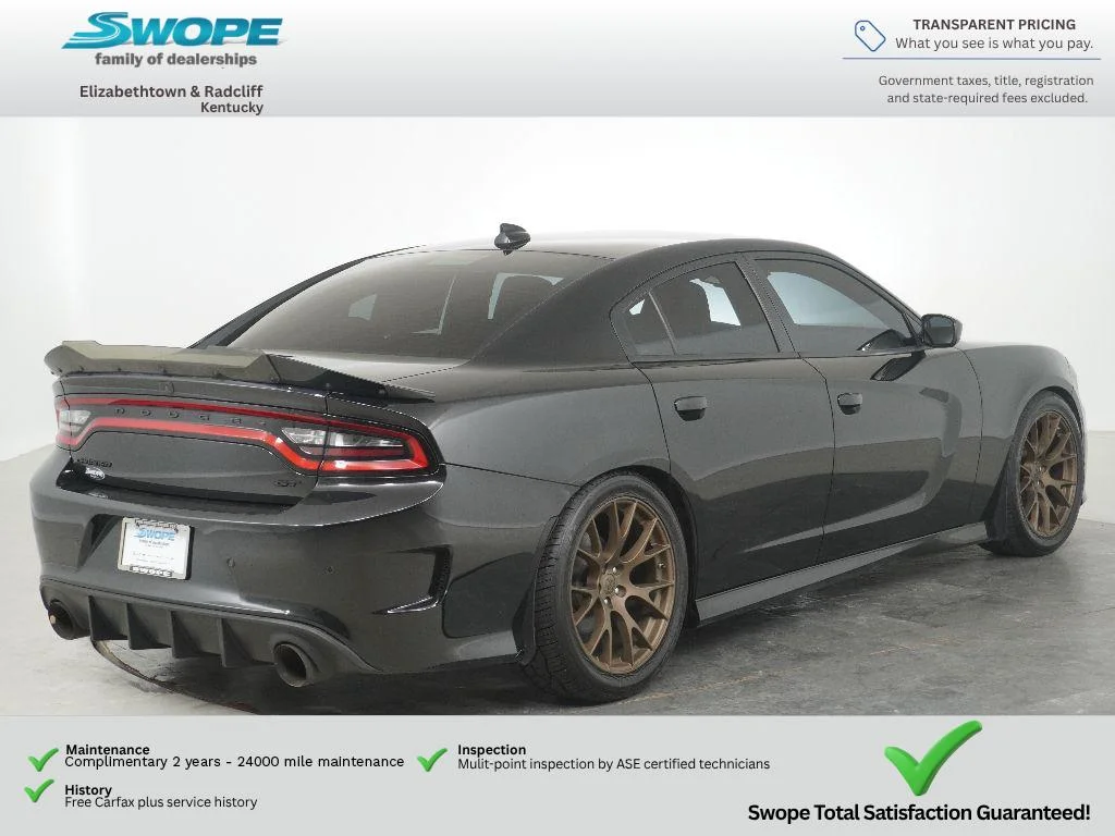 Used 2023 Pitch Black Clearcoat Dodge GT image 6