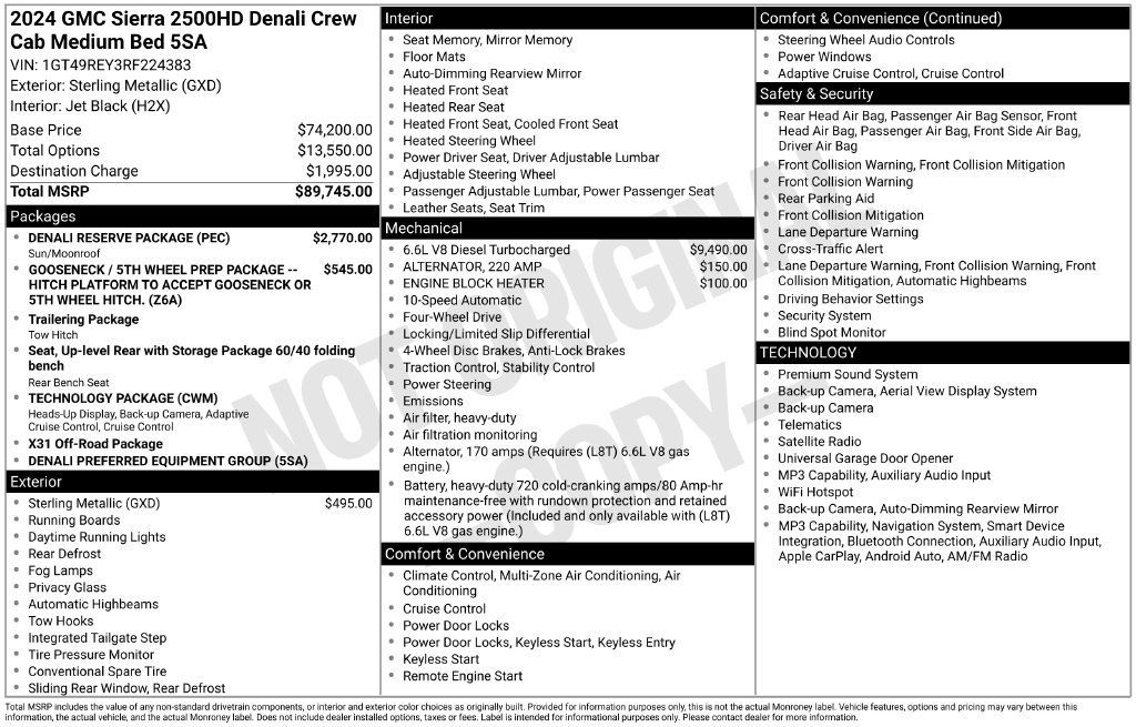 Used 2024 Silver GMC Denali image 44