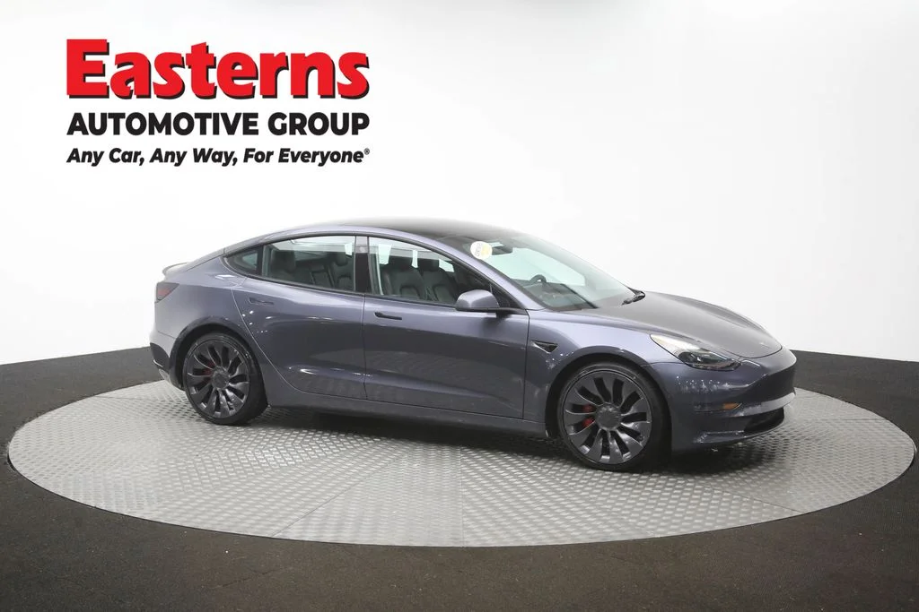 Used 2022 Gray Tesla Performance image 42