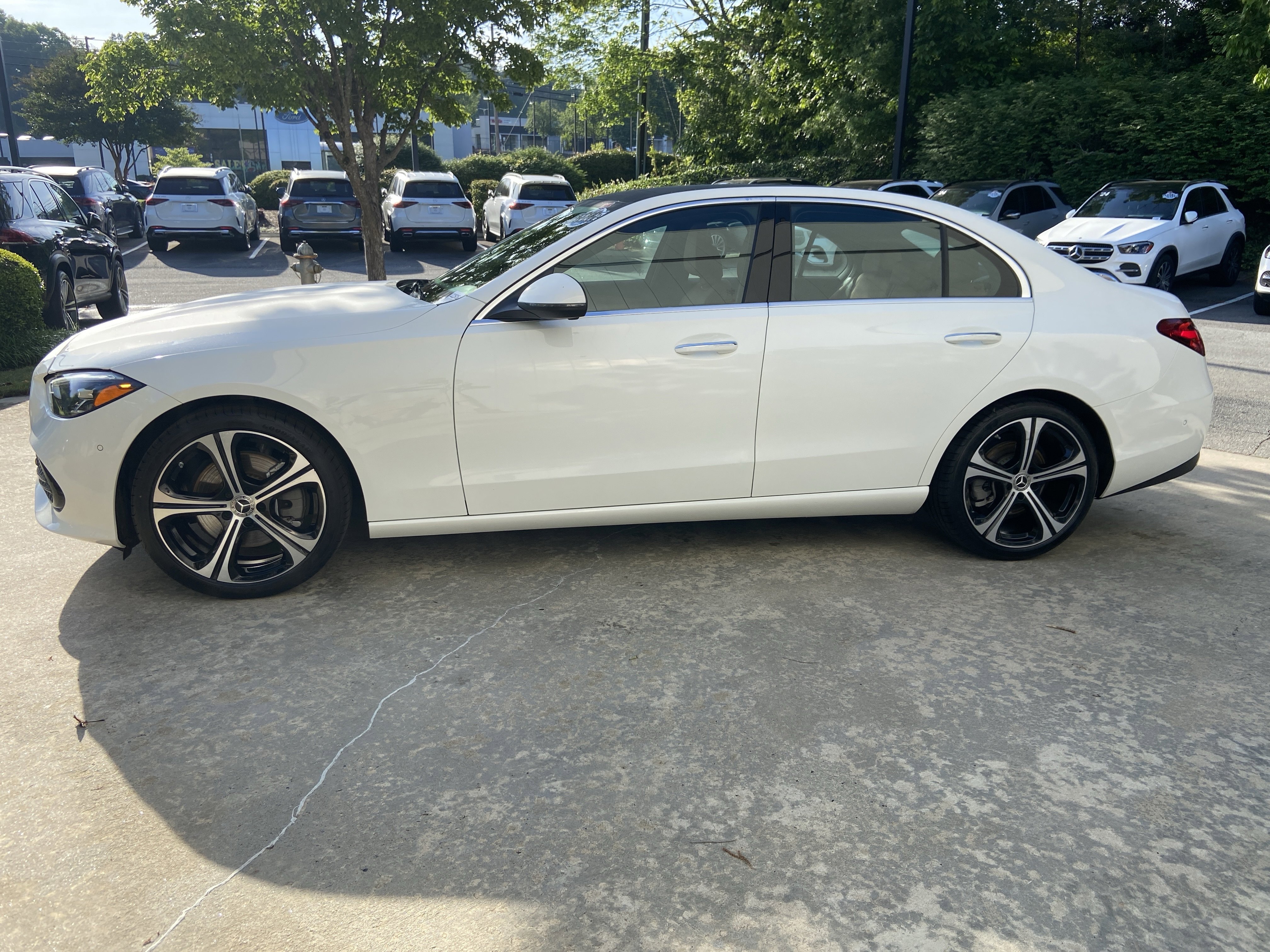 Certified Used 2025 Polar White Mercedes-Benz C 300 Sedan image 16