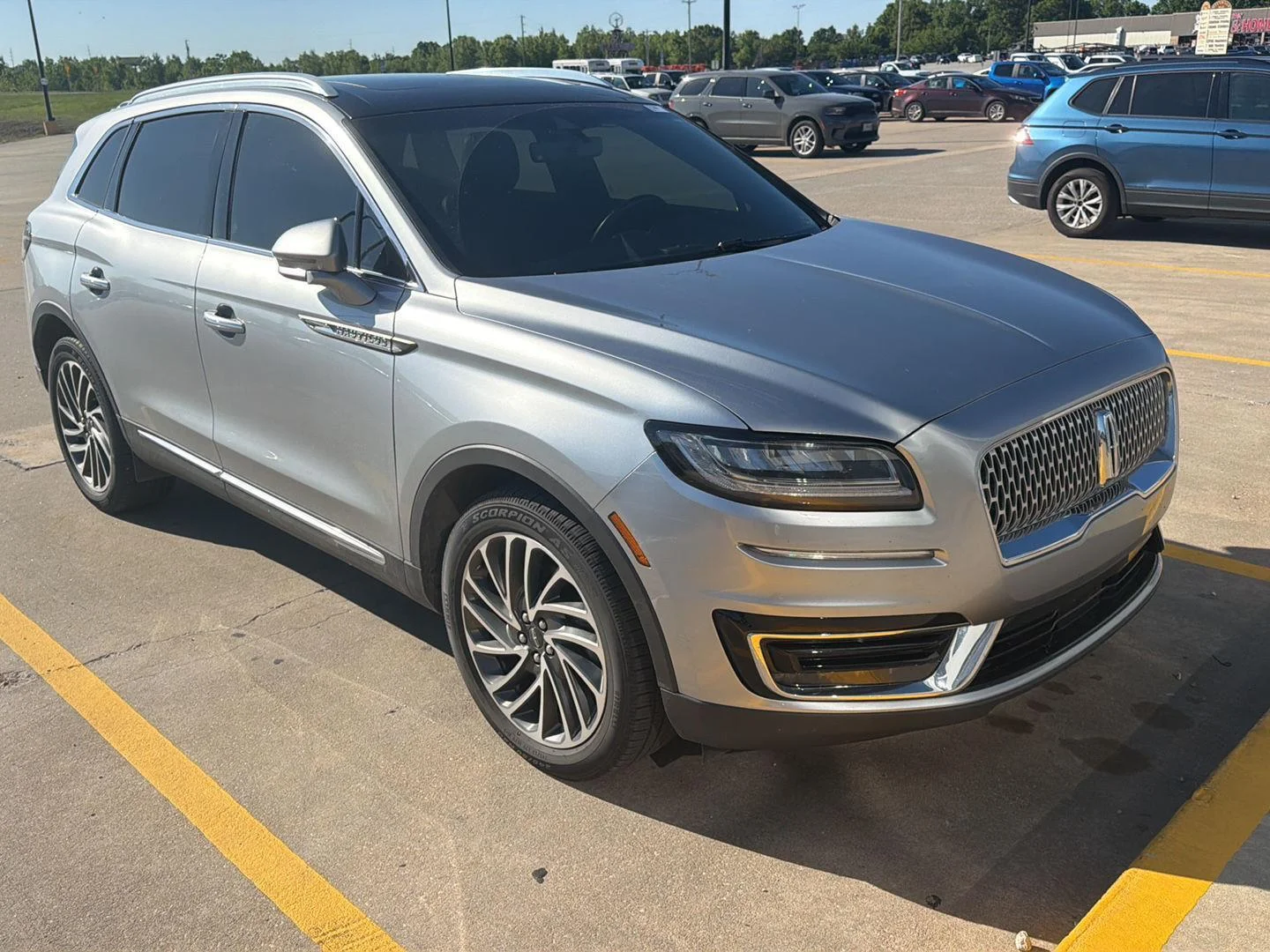 Used 2020 Lincoln Nautilus Reserve with VIN 2LMPJ8K98LBL13595 for sale in Kansas City