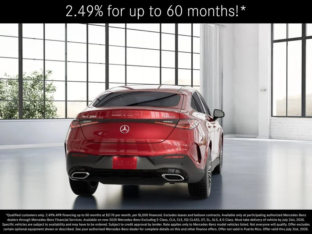 New 2026 MANUFAKTUR Patagonia Red Metallic Mercedes-Benz GLC 300 image 24