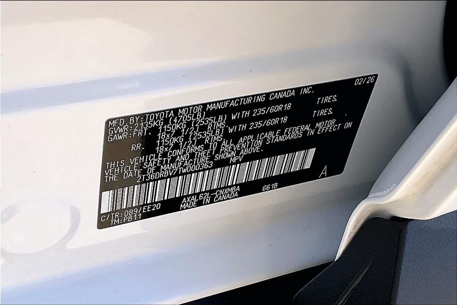 Certified Used 2026 Wind Chill Pearl Toyota XLE Premium image 31