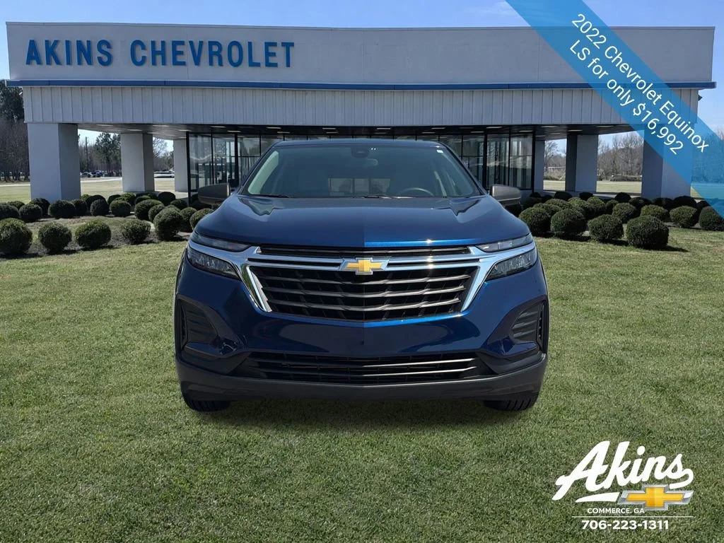 Certified 2022 Chevrolet Equinox LS with VIN 2GNAXHEV1N6130863 for sale in Commerce, GA