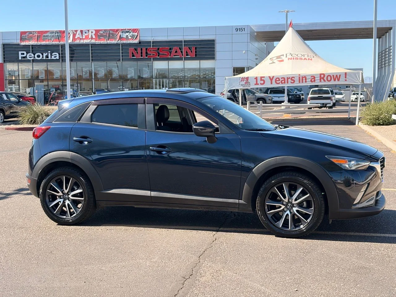 Used 2018 Deep Crystal Blue Mica Mazda Touring image 7