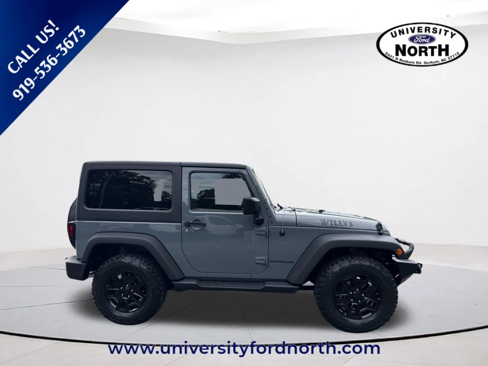 Used 2015 Anvil Clearcoat Jeep Willys Wheeler image 8