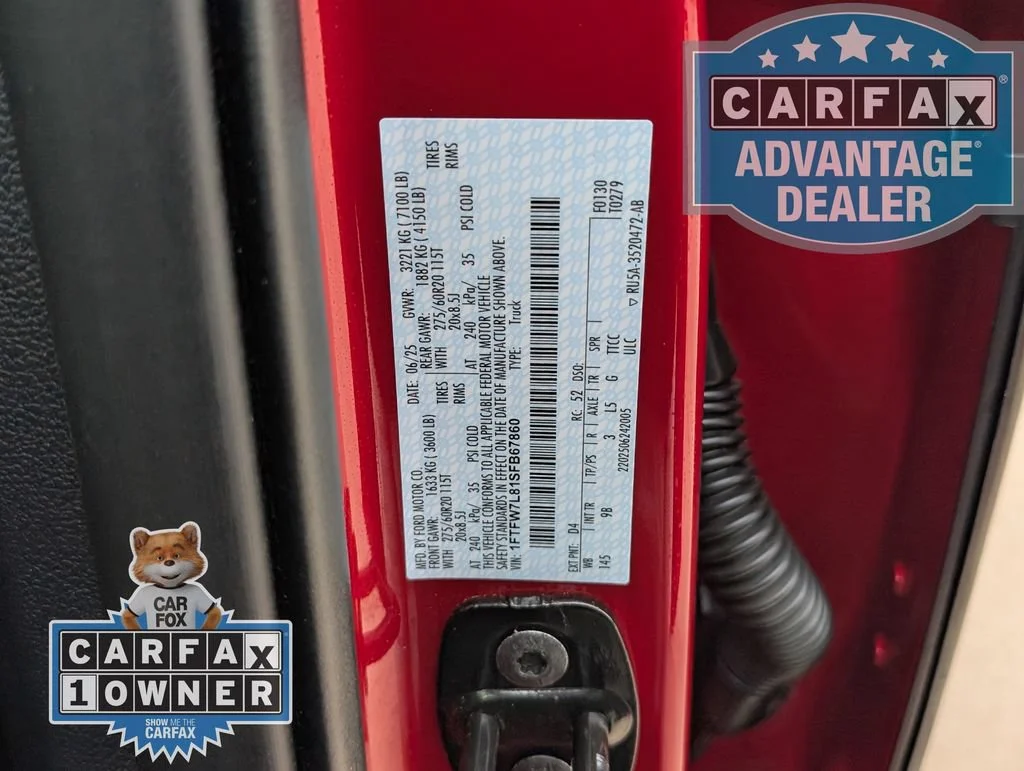 Used 2025 Red Ford Platinum image 37
