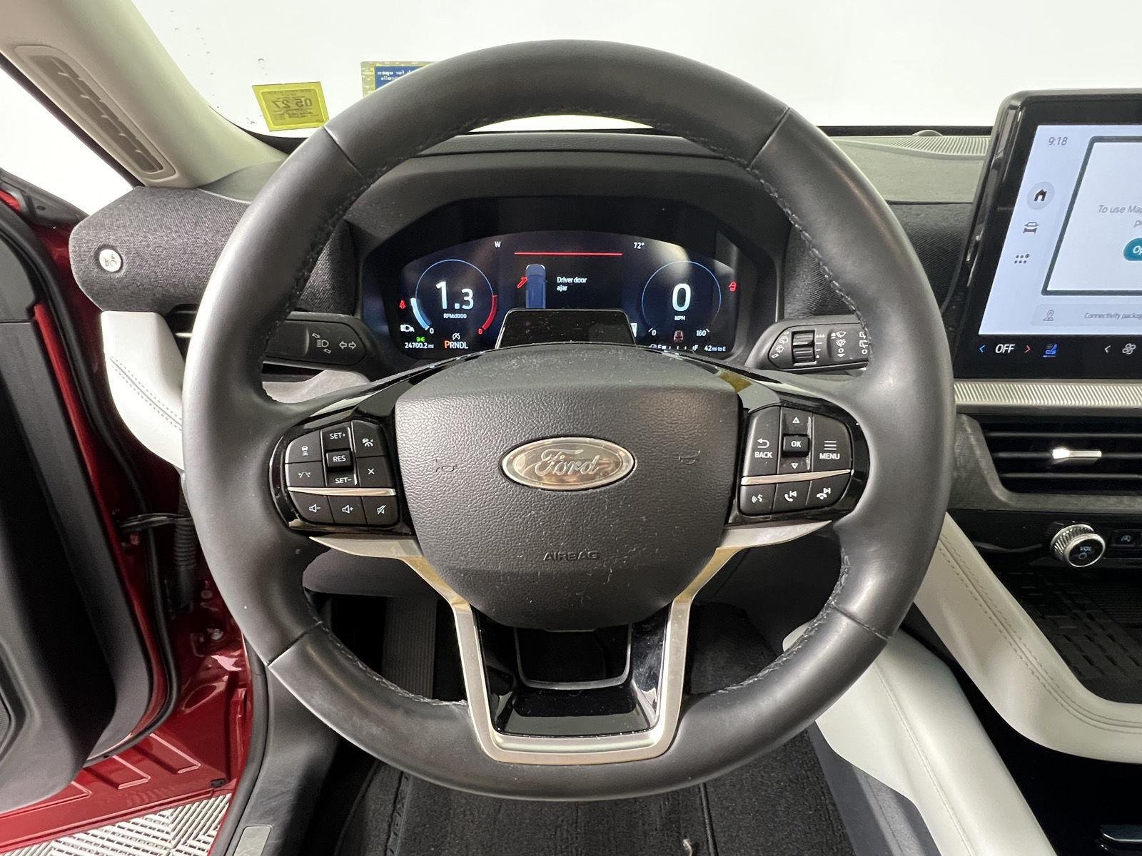 Used 2025 Rapid Red Metallic Tinted Clearcoat Ford Platinum image 14