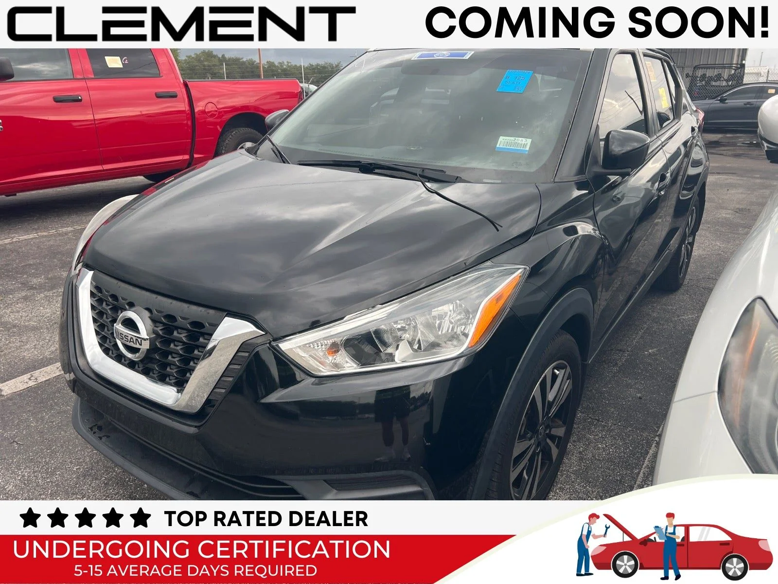 Used 2019 Black Nissan SV image 1