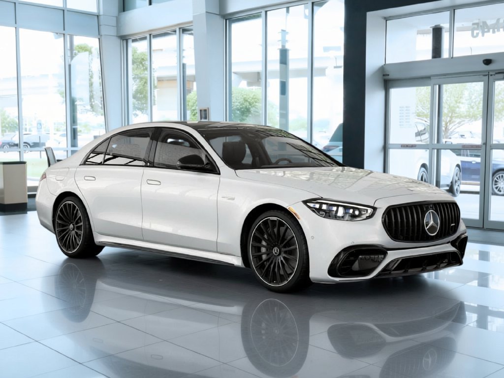 New 2026 MANUFAKTUR Moonlight White Metallic Mercedes-Benz S 63 E AMG® image 11