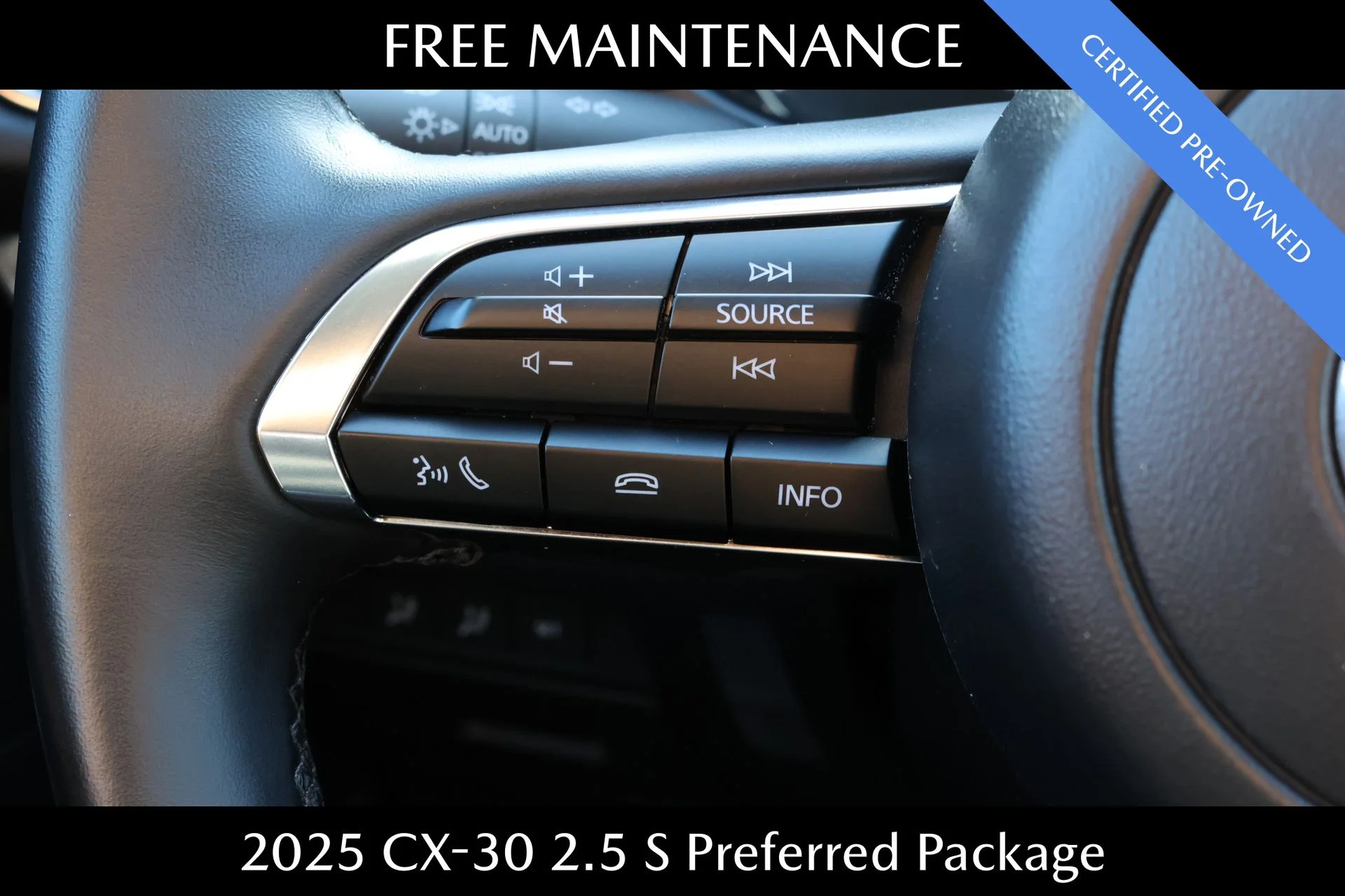 Certified Used 2025 White Mazda 2.5 S Preferred Package image 9