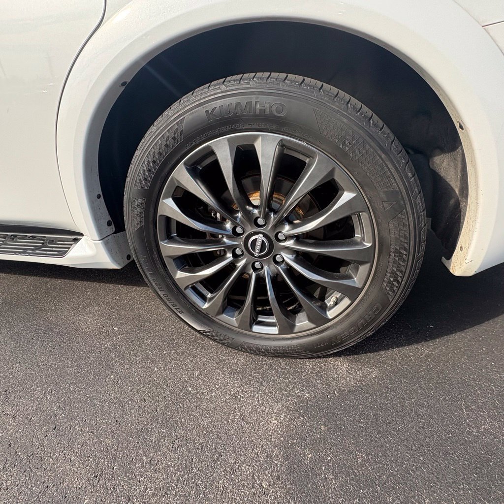 Used 2021 Aspen White Tricoat Nissan Platinum image 9