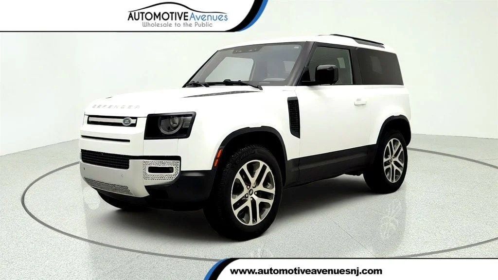 Used 2021 Fuji White Land Rover 90 S AWD w/ Premium LED Lights & Meridian Audio image 1