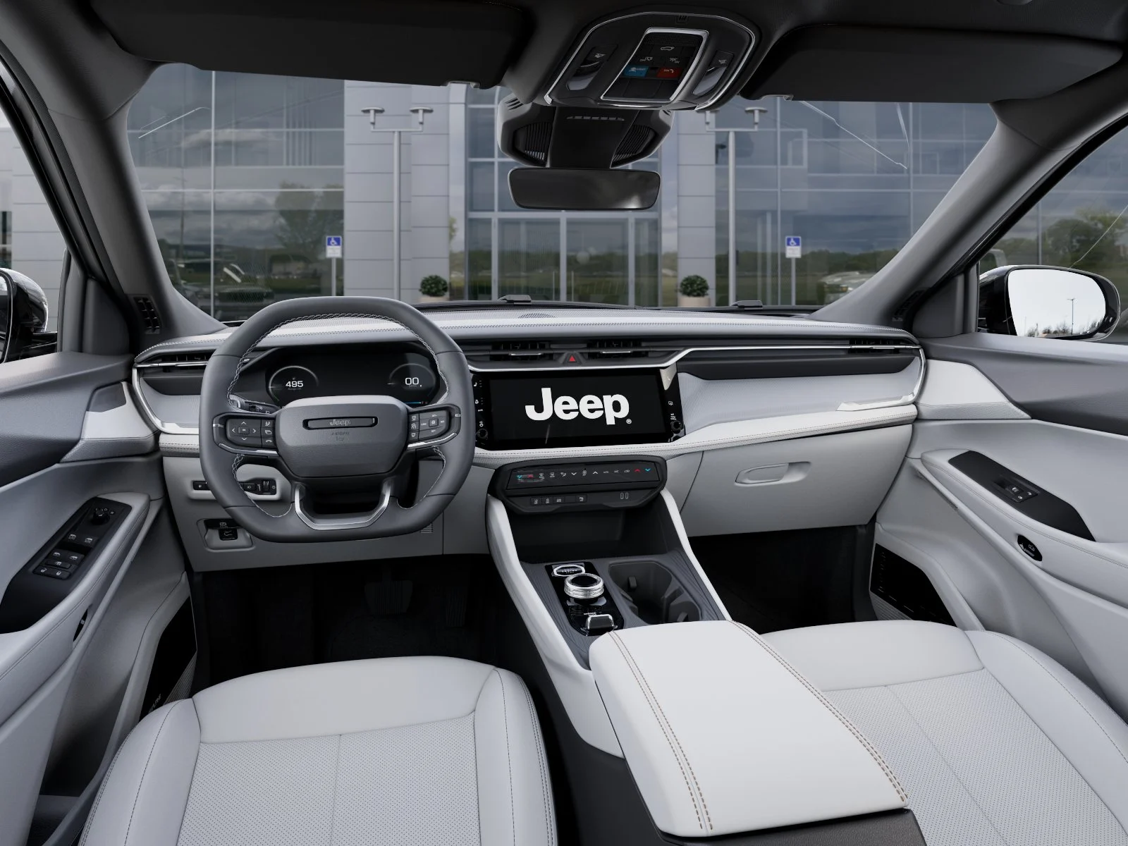 New 2026 Bright White Clear-Coat Exterior Paint Jeep Limited image 40