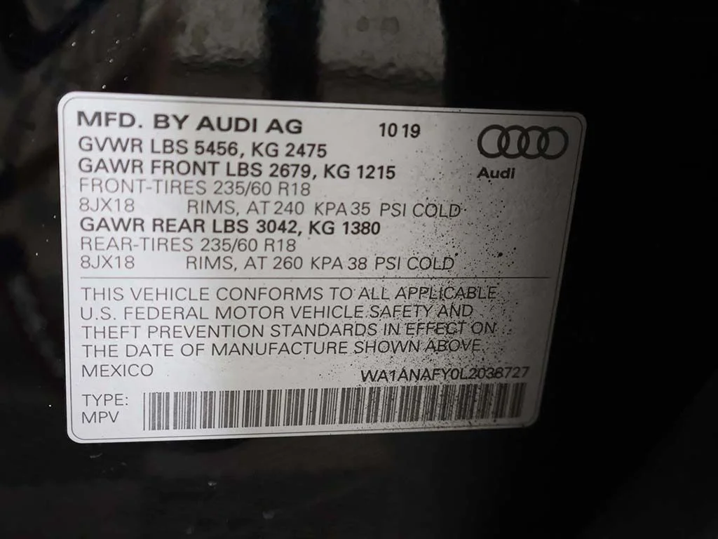 Used 2020 Brilliant Black Audi 45 Premium image 55