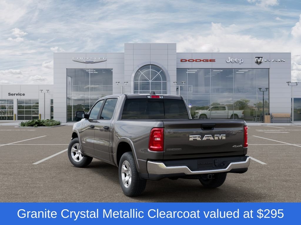 New 2026 Granite Crystal Metallic Clear-Coat Exterior Paint RAM Big Horn/Lone Star image 3