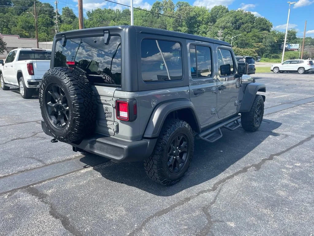 Used 2021 Sting Gray Clearcoat Jeep Unlimited Willys image 8