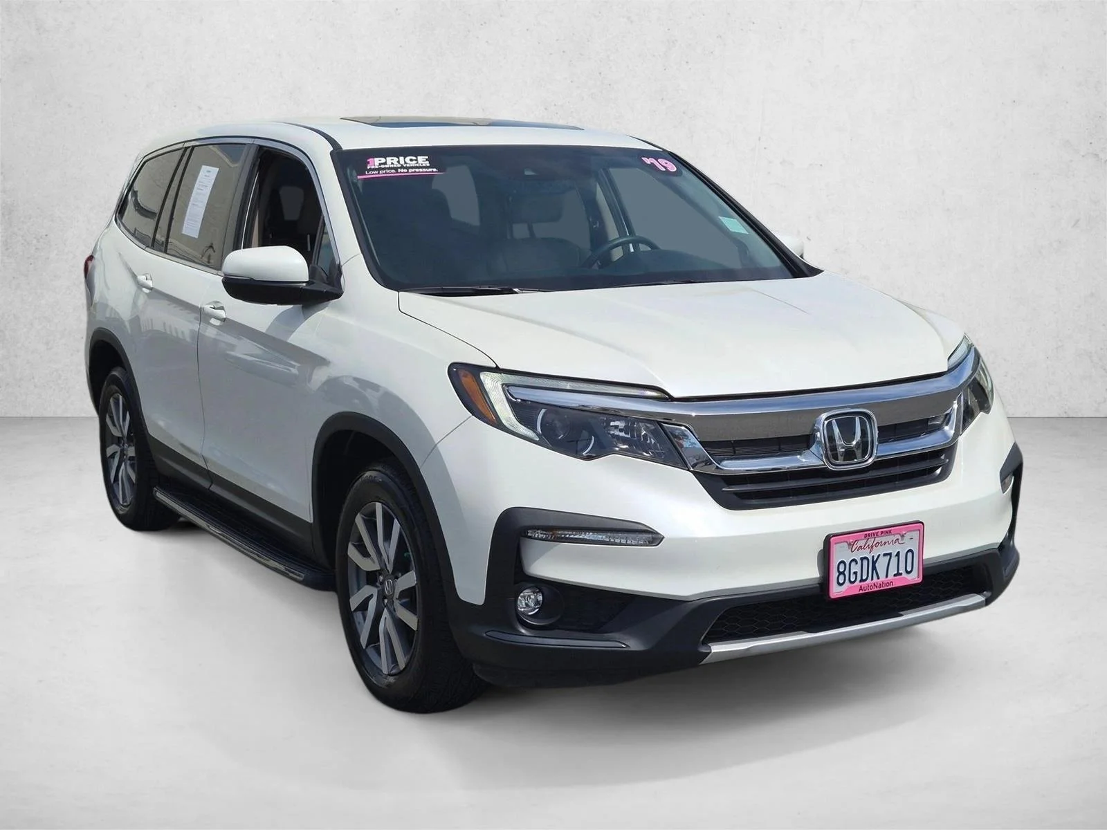 Used 2019 White Diamond Pearl Honda EX-L image 3
