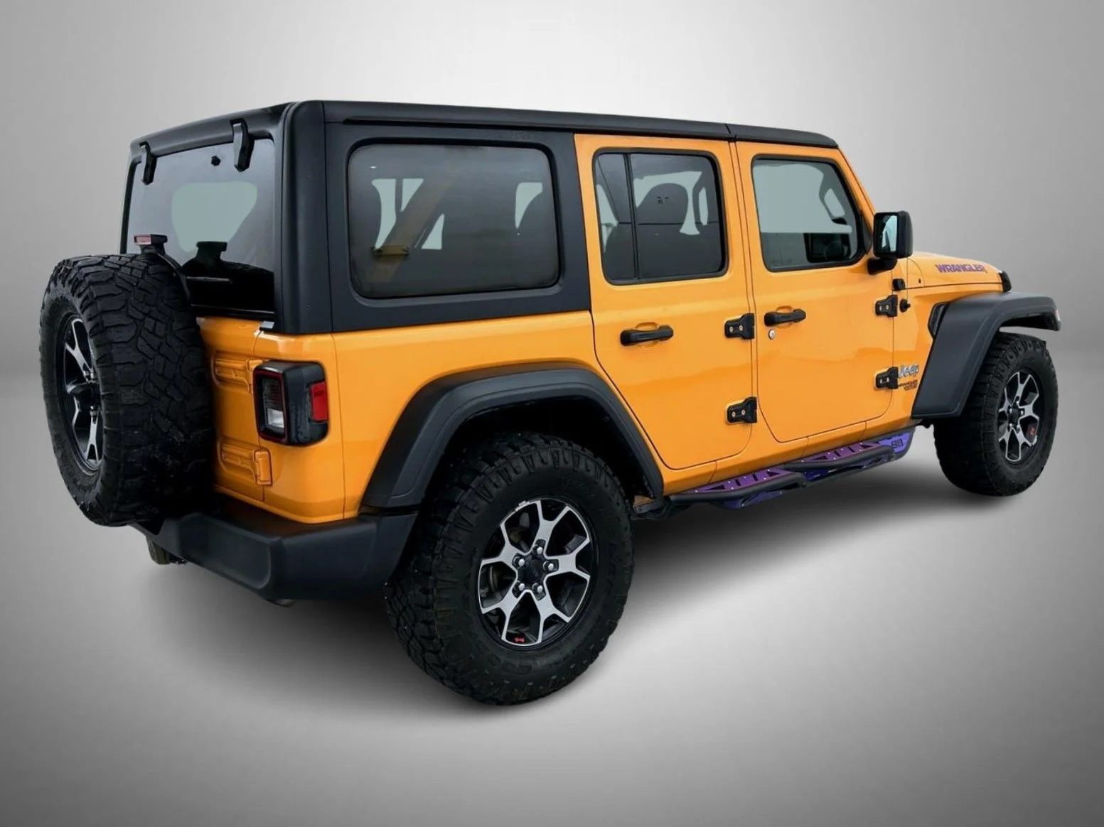 Used 2018 Orange Jeep Unlimited Sport S image 5