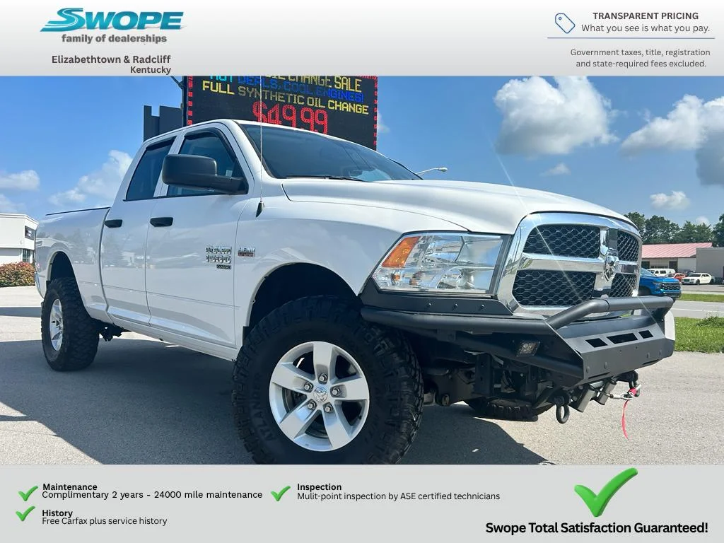 Used 2019 Bright White Clearcoat Ram Tradesman image 1