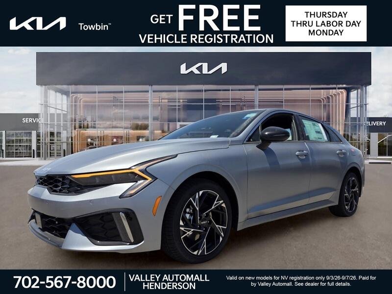 New 2026 Steel Matte Gray Kia GT-Line FWD image 1