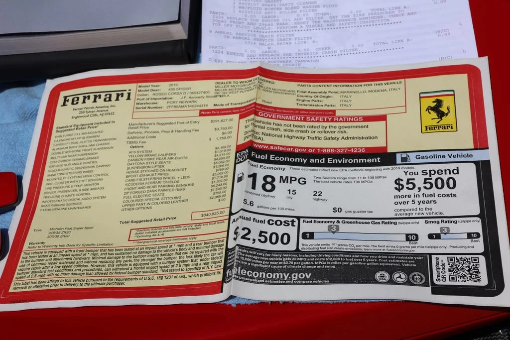Used 2019 Red Ferrari Base image 7