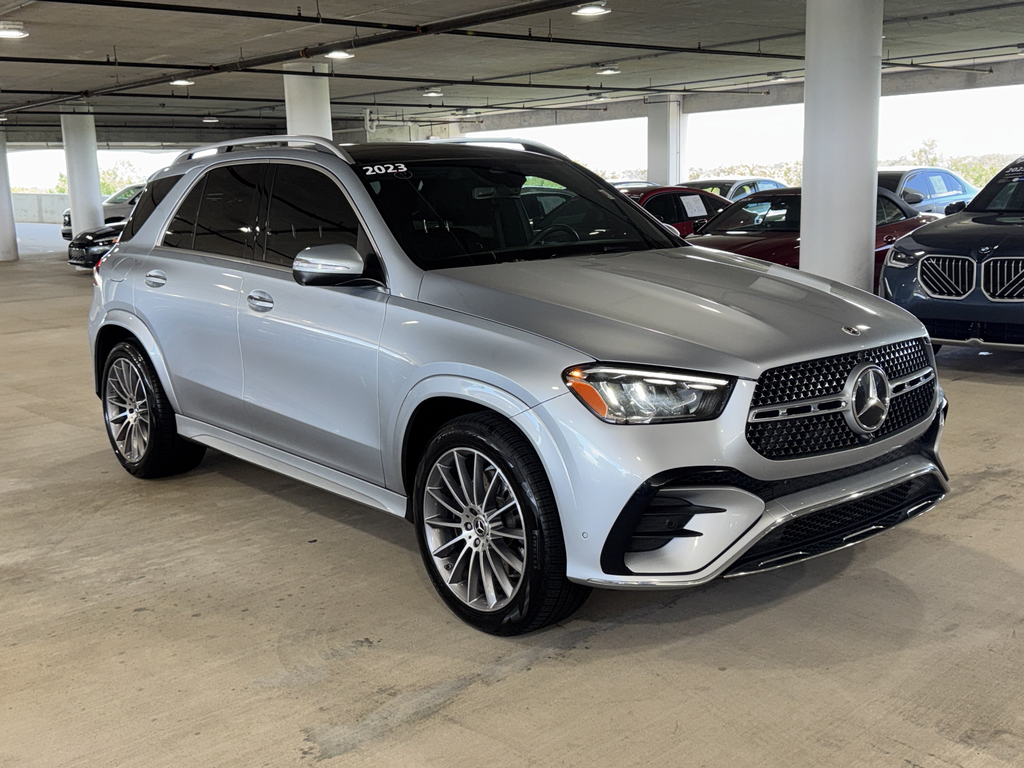 Used 2024 Cirrus Silver Metallic Mercedes-Benz GLE 450 image 2