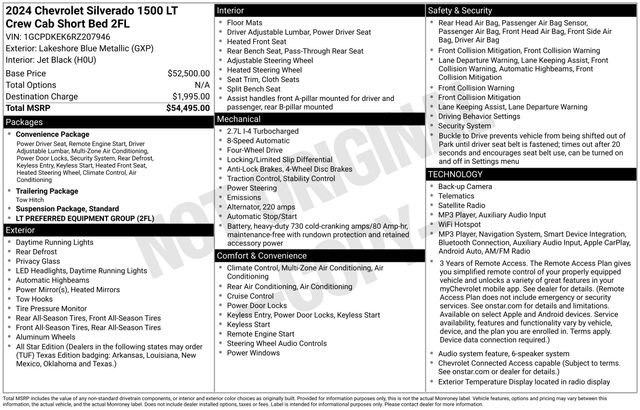Used 2024 Blue Chevrolet LT image 11